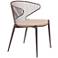 Silues Dining Chair Taupe & Brown