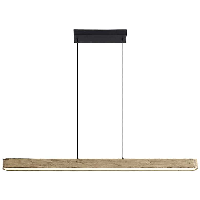 Image 3 Silva 48" LED Pendant in Driftwood with No Shade more views