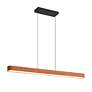 5_Silva 48" LED Pendant in Walnut with No Shade more views