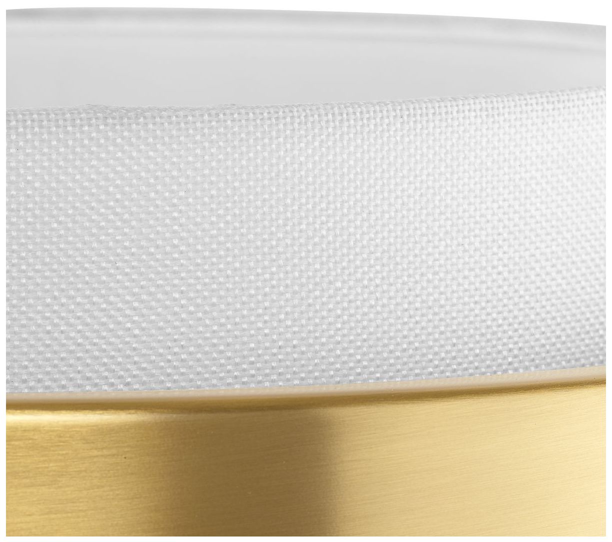 Image 7 Silva Collection Three-Light White Linen Shade Pendant more views