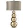 Silva Stacked Gourd Gold Mercury Glass Table Lamp