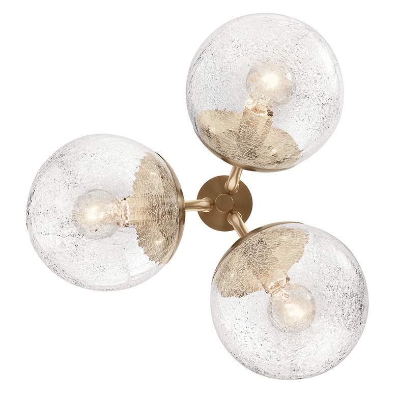 Image 3 Silvarious 16 1/2" Wide Champagne Bronze 3-Light Chandelier more views