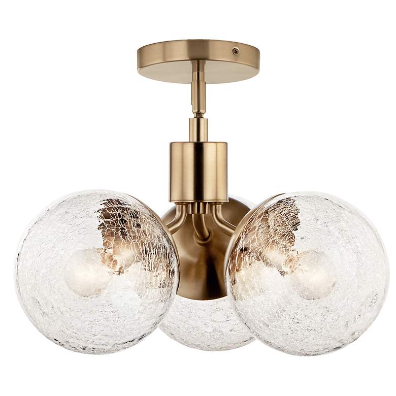 Image 4 Silvarious 16 1/2" Wide Champagne Bronze 3-Light Chandelier more views