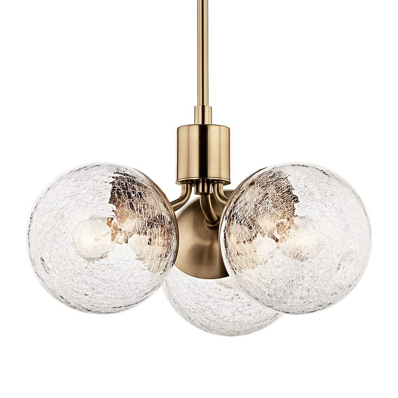 Image 6 Silvarious 16 1/2" Wide Champagne Bronze 3-Light Chandelier more views
