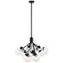 2_Silvarious Black Chandelier Convertible 12Lt