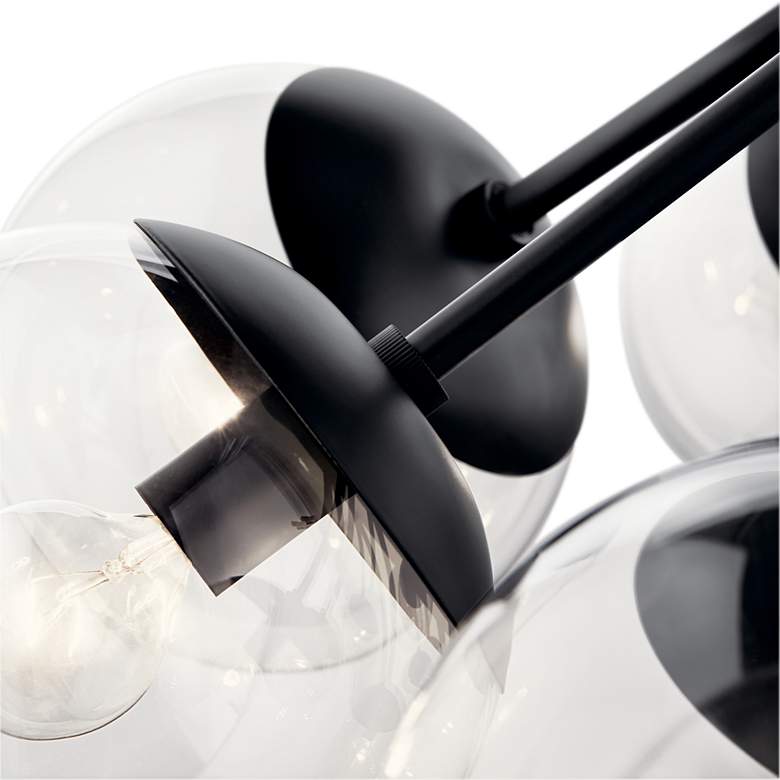 Image 3 Silvarious Black Chandelier Convertible 12Lt more views
