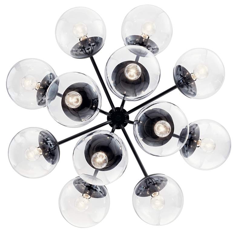 Image 4 Silvarious Black Chandelier Convertible 12Lt more views