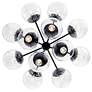 4_Silvarious Black Chandelier Convertible 12Lt more views