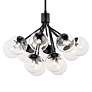 6_Silvarious Black Chandelier Convertible 12Lt more views
