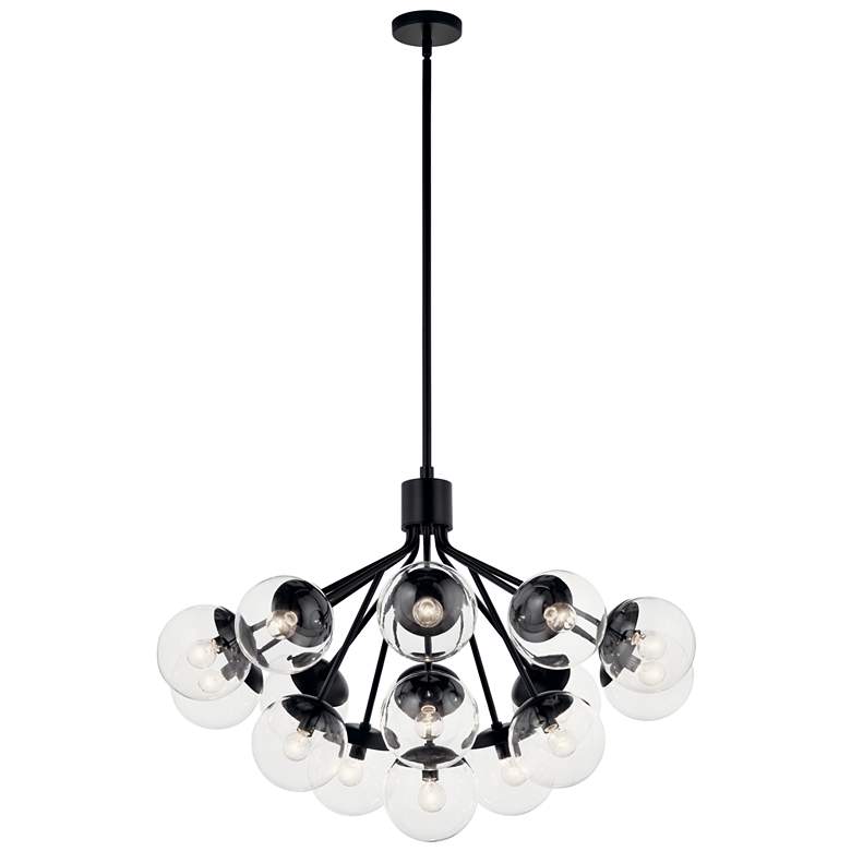 Image 1 Silvarious Black Chandelier Convertible 16Lt