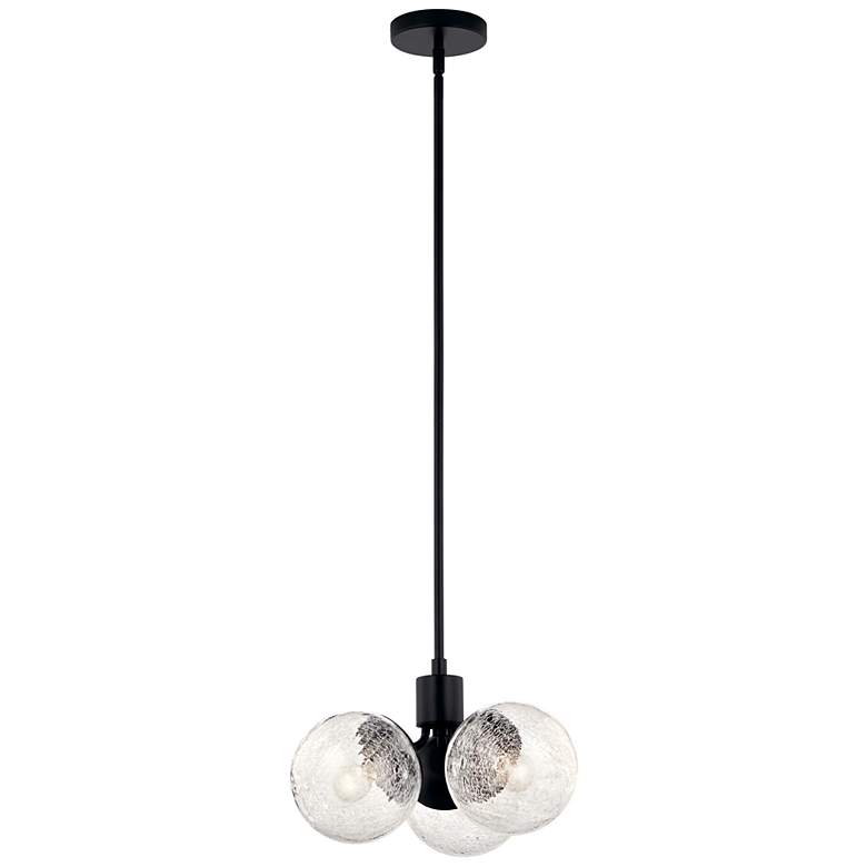Image 2 Silvarious Black Chandelier Convertible 3Lt