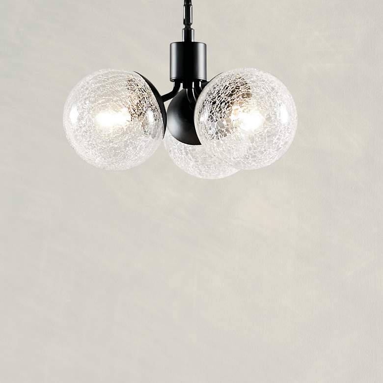 Image 1 Silvarious Black Chandelier Convertible 3Lt