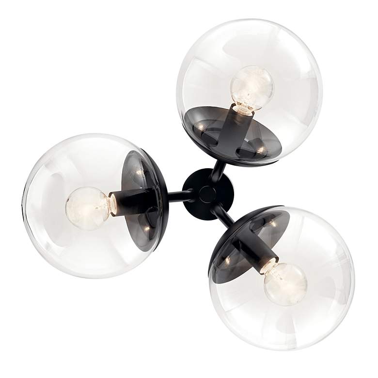 Image 3 Silvarious Black Chandelier Convertible 3Lt more views