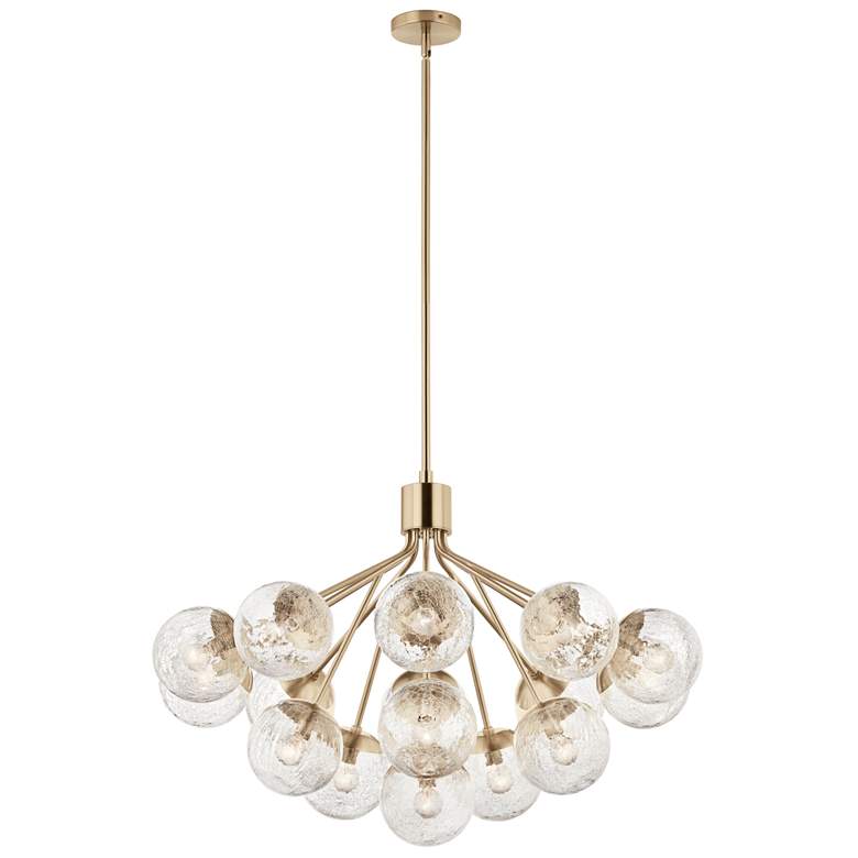 Image 1 Silvarious Champagne Bronze Chandelier Convertible 16Lt