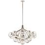 Silvarious Polished Nickel Chandelier Convertible 16Lt