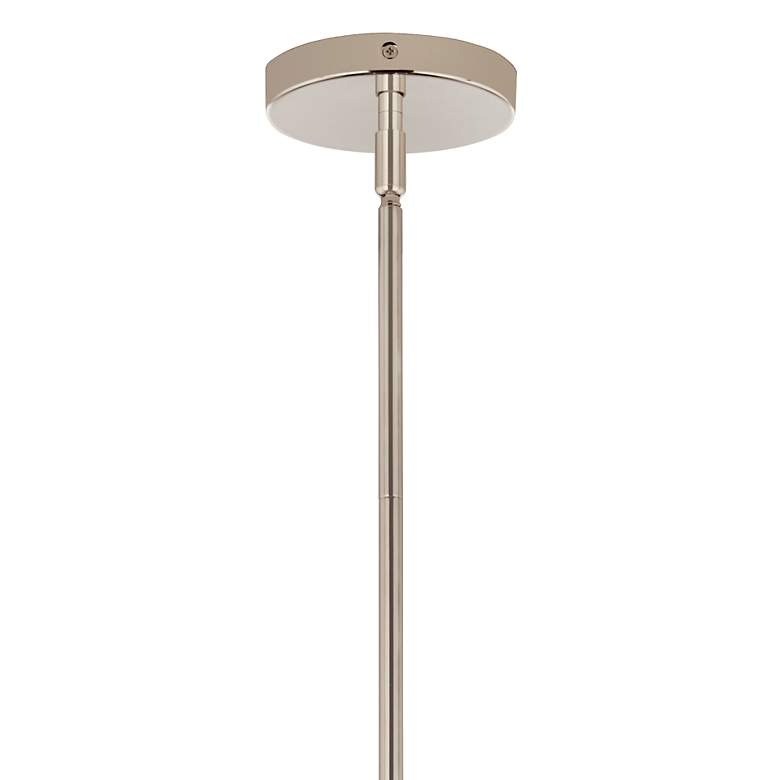 Image 7 Silvarious Polished Nickel Chandelier Convertible 3Lt more views