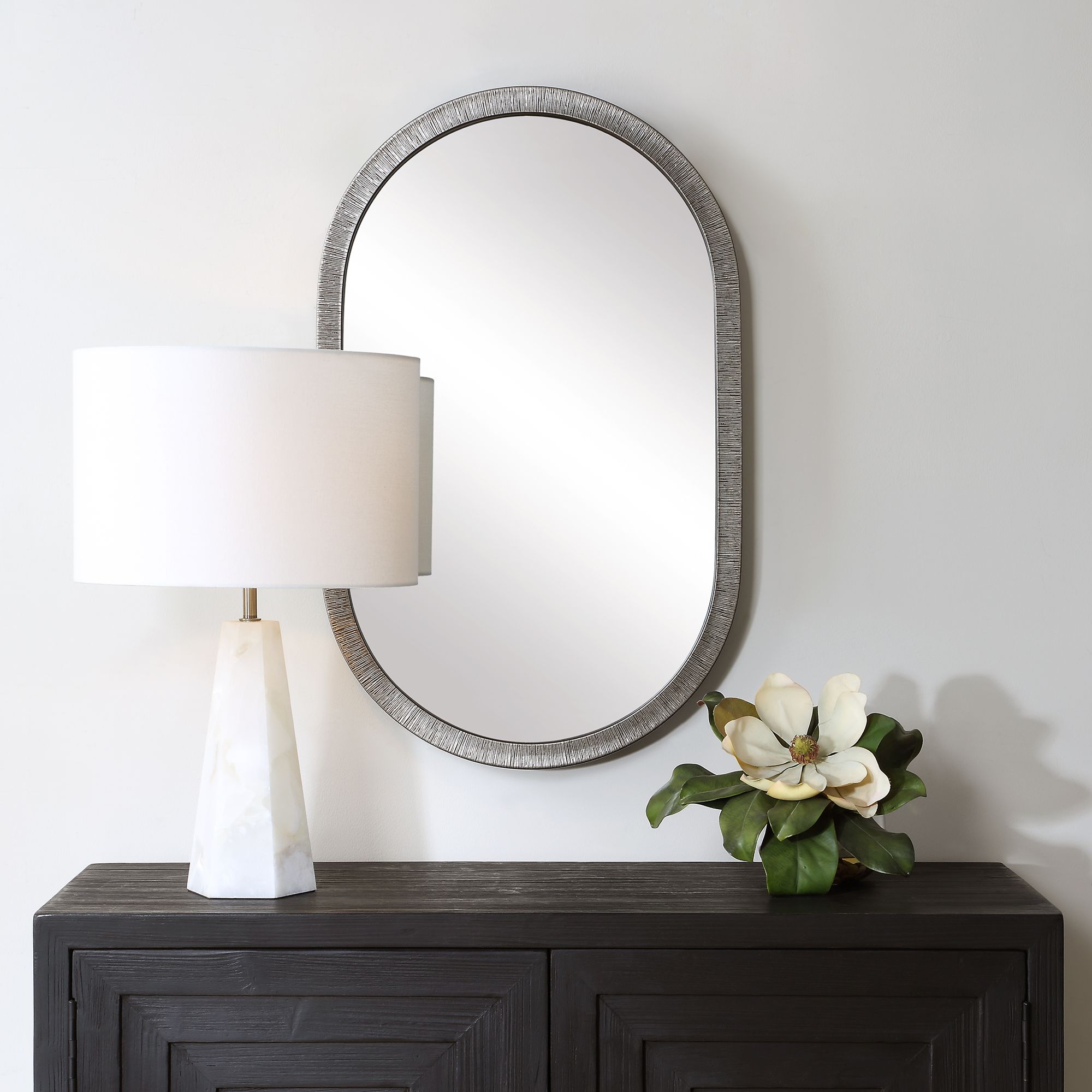 Silver 20" x 32 1/2" Wall Mirror