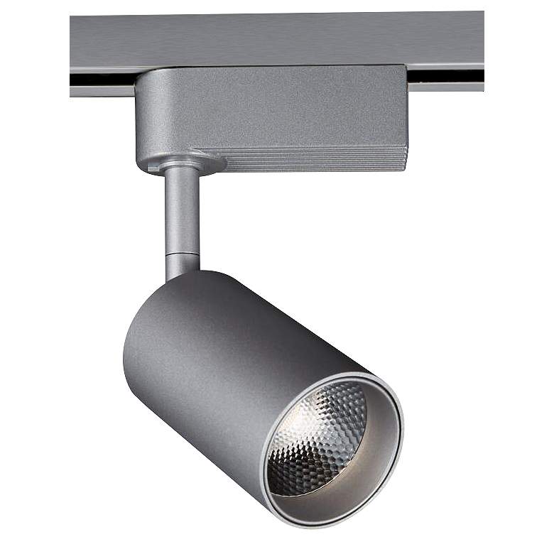 Image 1 Silver 3 1/2"W Dimmable 8W LED Lightolier Track Head
