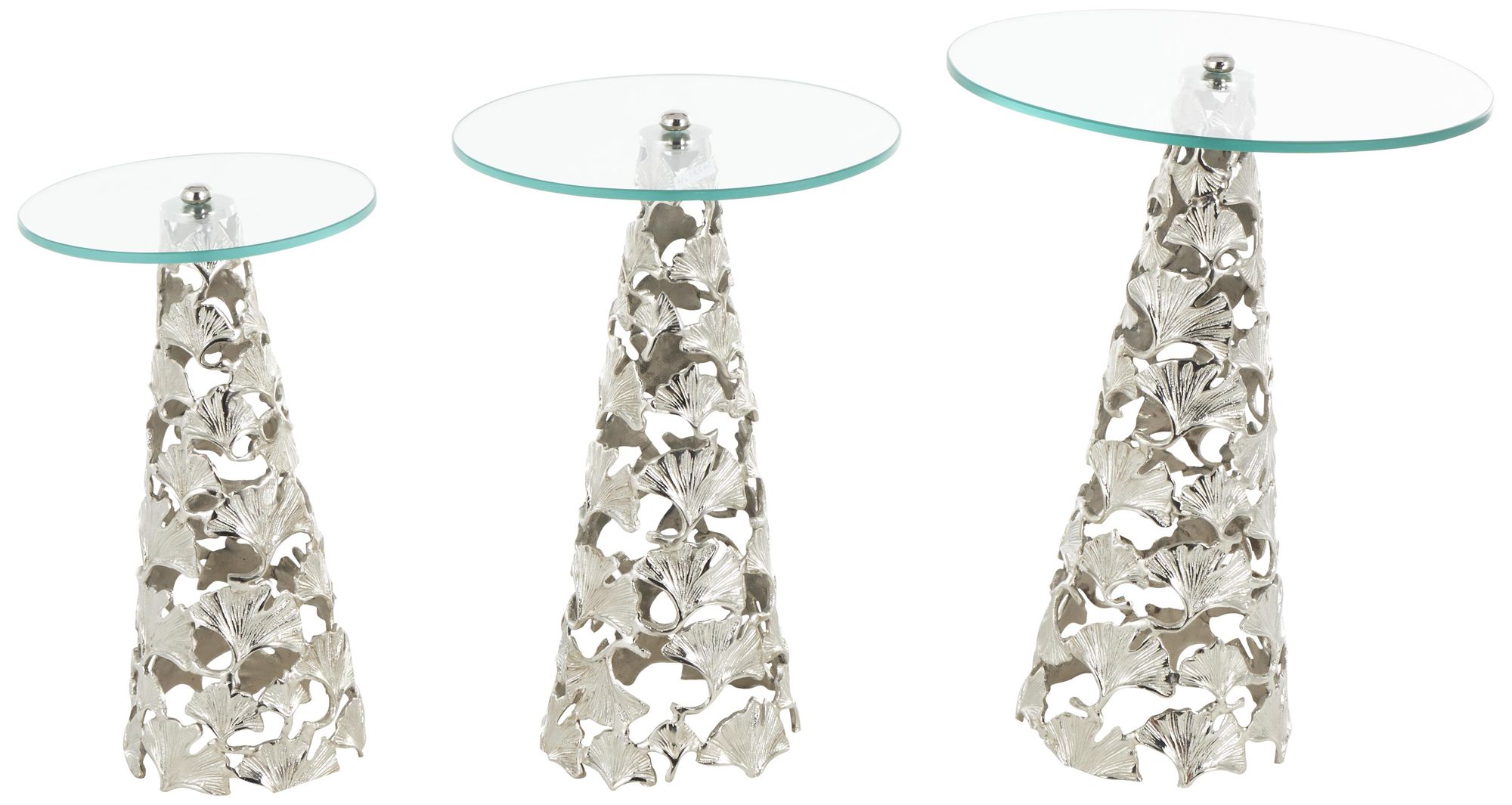 Image 5 Silver Aluminum Metal Contemporary Accen more views