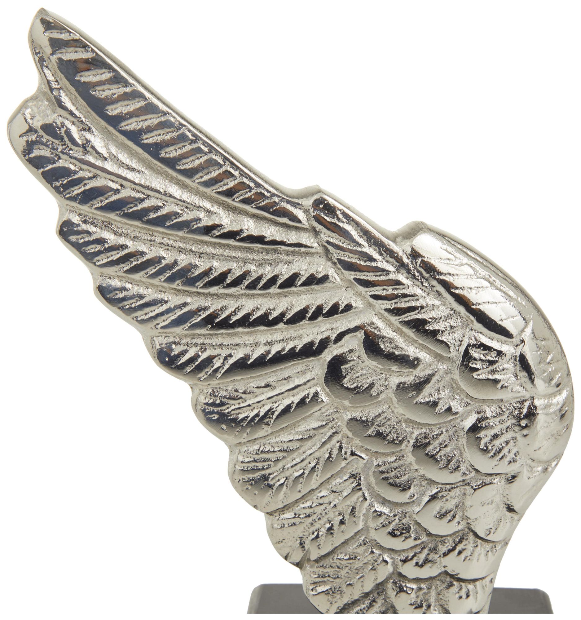 Image 2 Silver Aluminum Metal Contemporary Bookends, S/2 5"W, 10"H more views