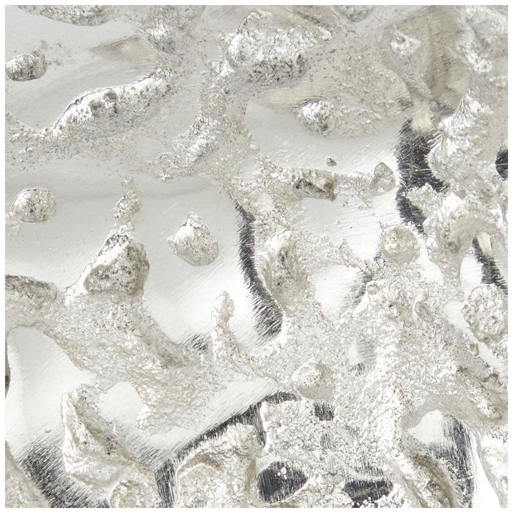 Silver Aluminum Metal Contemporary Wall Decor, S/3 21", 18", 15"H