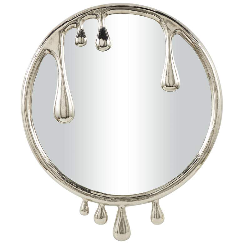 Image 1 Silver Aluminum Metal Contemporary Wall Mirror, 36" x 1" x 43"