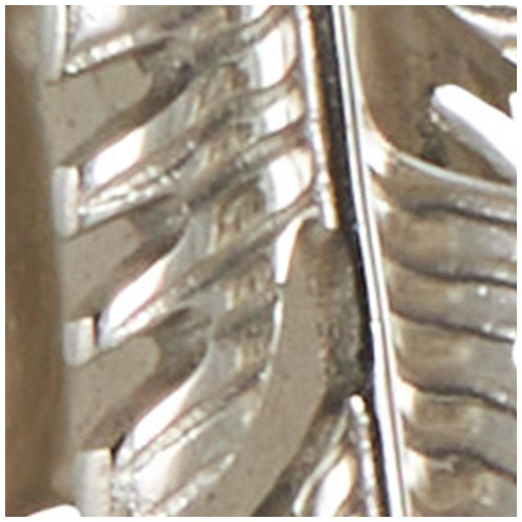 Silver Aluminum Metal Eclectic Accent Table, S/3 24", 23", 20"H