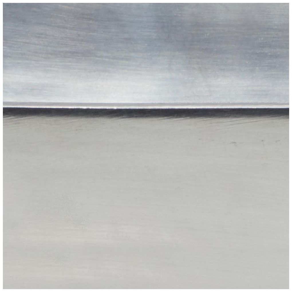 Silver Aluminum Metal Modern Tray, 29" x 5" x 3"