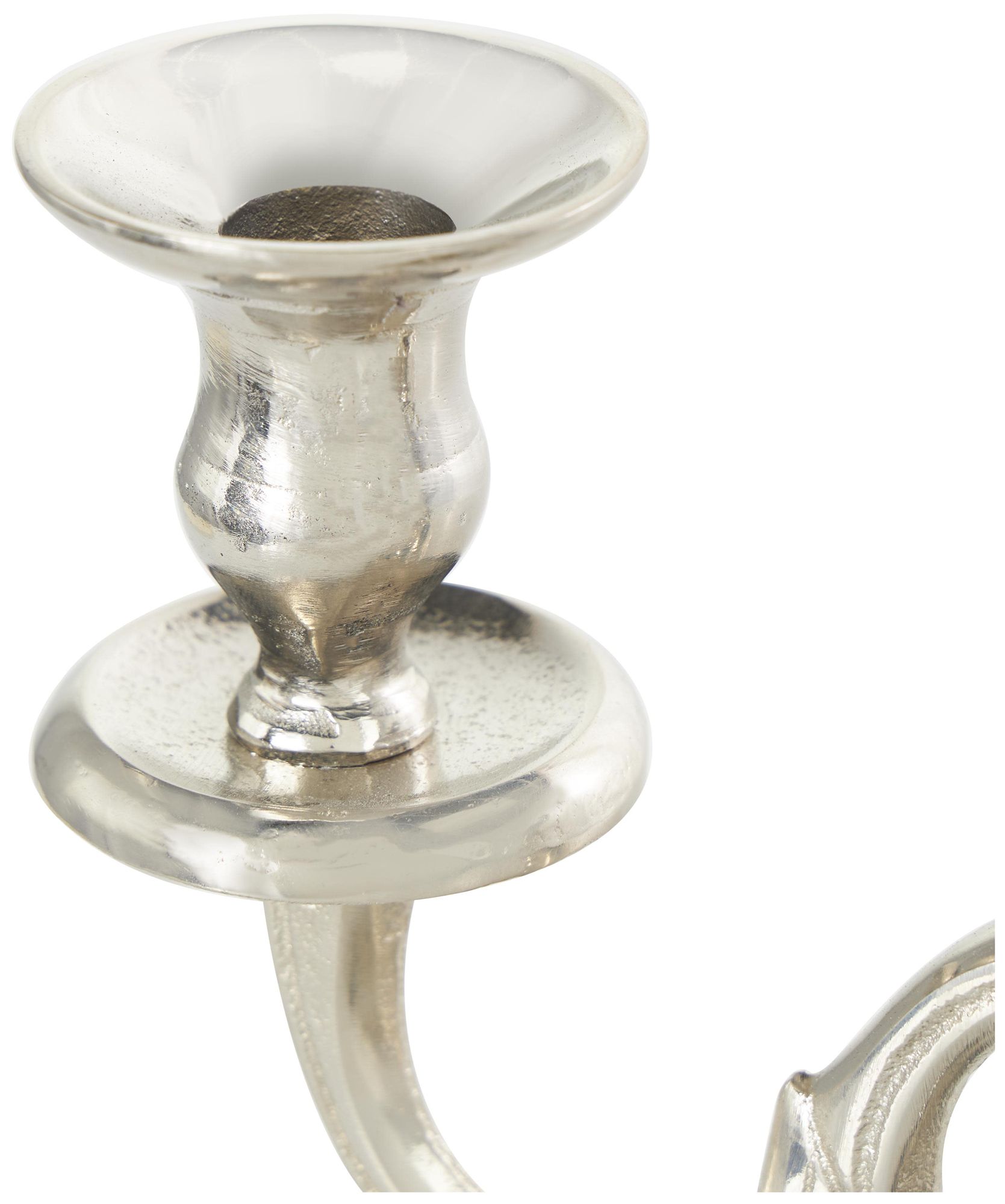 Image 4 Silver Aluminum Metal Traditional Candel more views