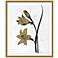 Silver and Gold Lilies I 25 1/2" High Framed Wall Art