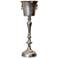 Silver - Cast Aluminum Large Goblet - 33In Ht. X 11In W. X 11In D.