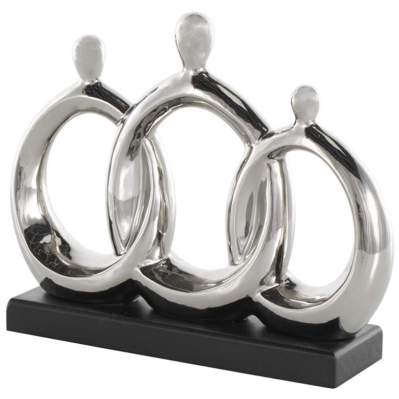 Transitional Ceramic Objects Silver Ceramic Transitional Sculpture, 12