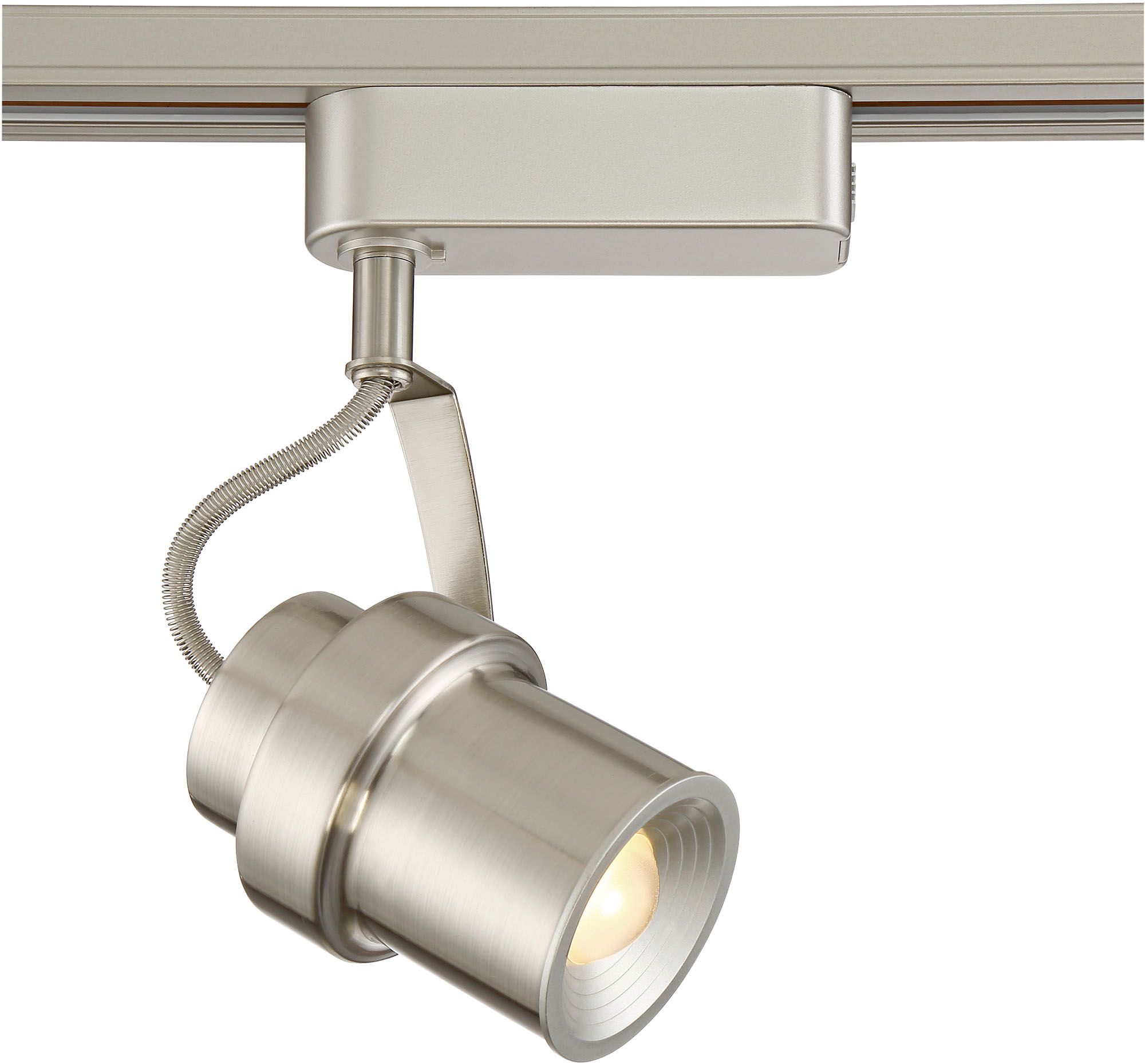 Silver Cylinder LED Track Light Head for Halo Single Circuit