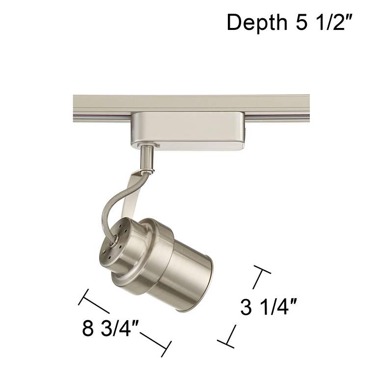 Image 4 Silver Cylinder LED Track Light Head for Halo Single-Circuit more views