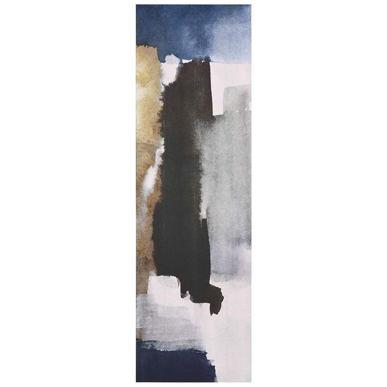 Image 1 Silver Elegance II" Rendered on Silver Shagreen Wrapped Canvas Wall Ar