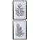 Silver Ferns 38 1/2" High 2-Piece Framed Wall Art Print Set