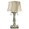 Silver Fontaine Silver Leaf Table Lamp