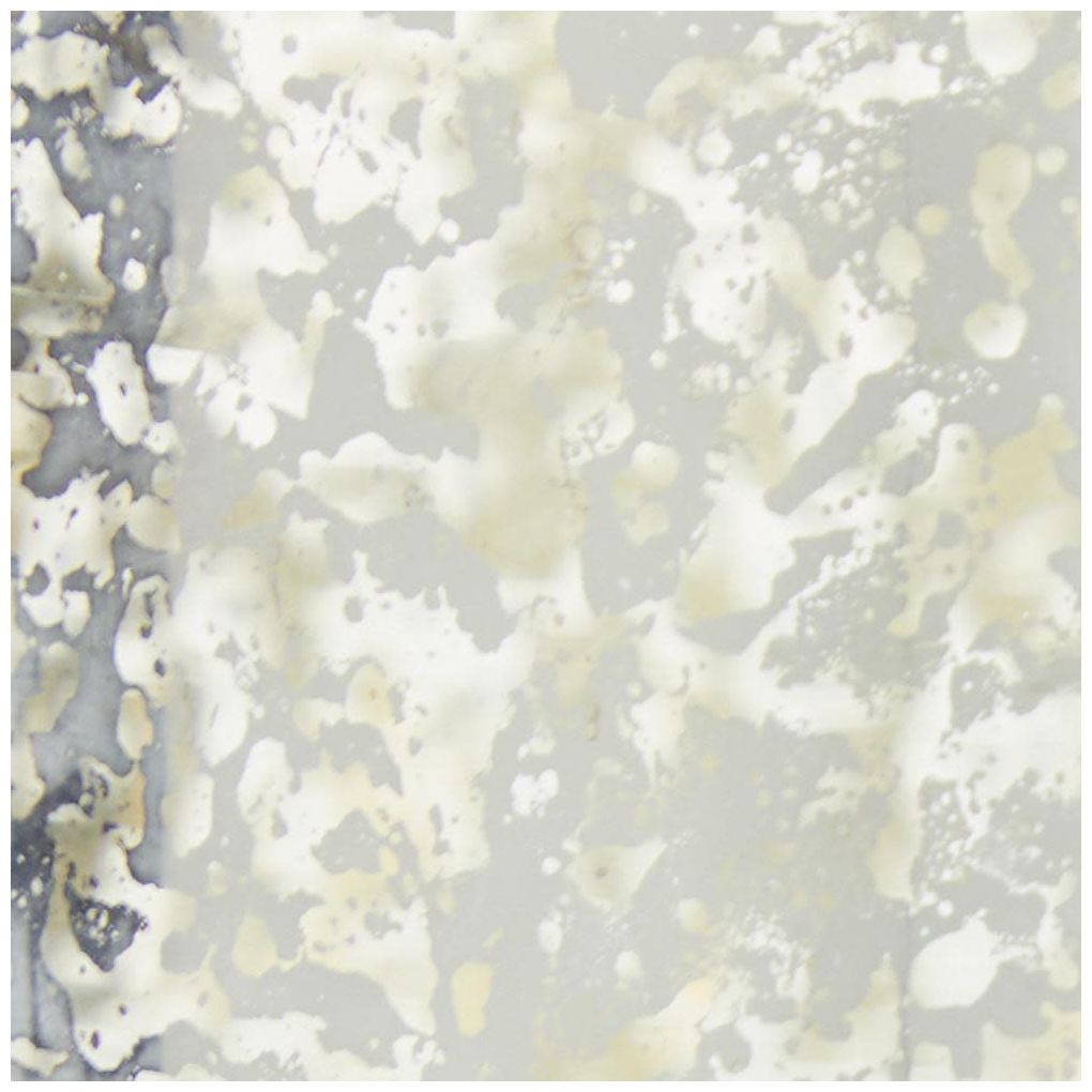 Image 7 Silver Glass Contemporary Hurricane Lamp, 6" x 6" x 7" more views