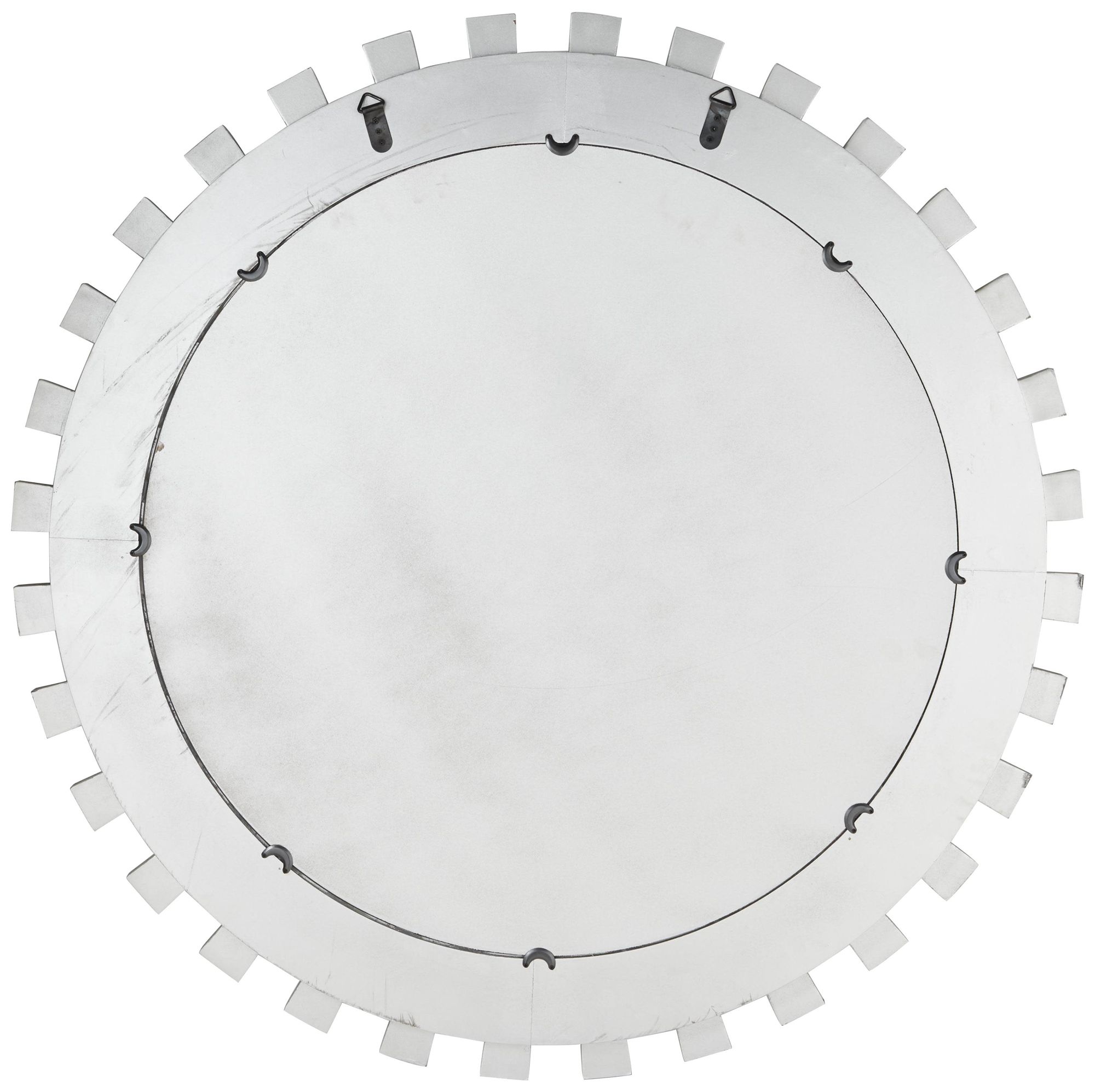 Image 4 Silver Glass Glam Wall Mirror, 42" x 2" x 42" more views