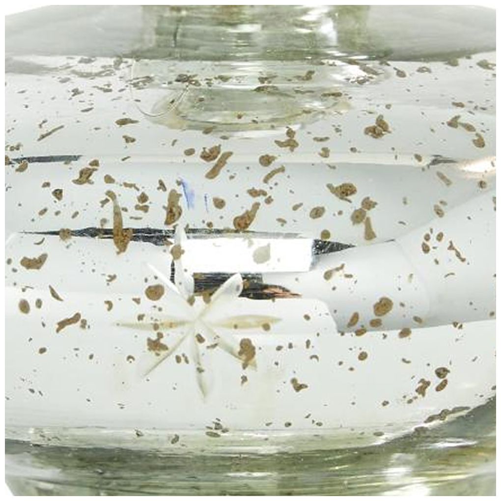 Image 7 Silver Glass Vintage Decorative Jars, S/3 8", 9", 7"H more views