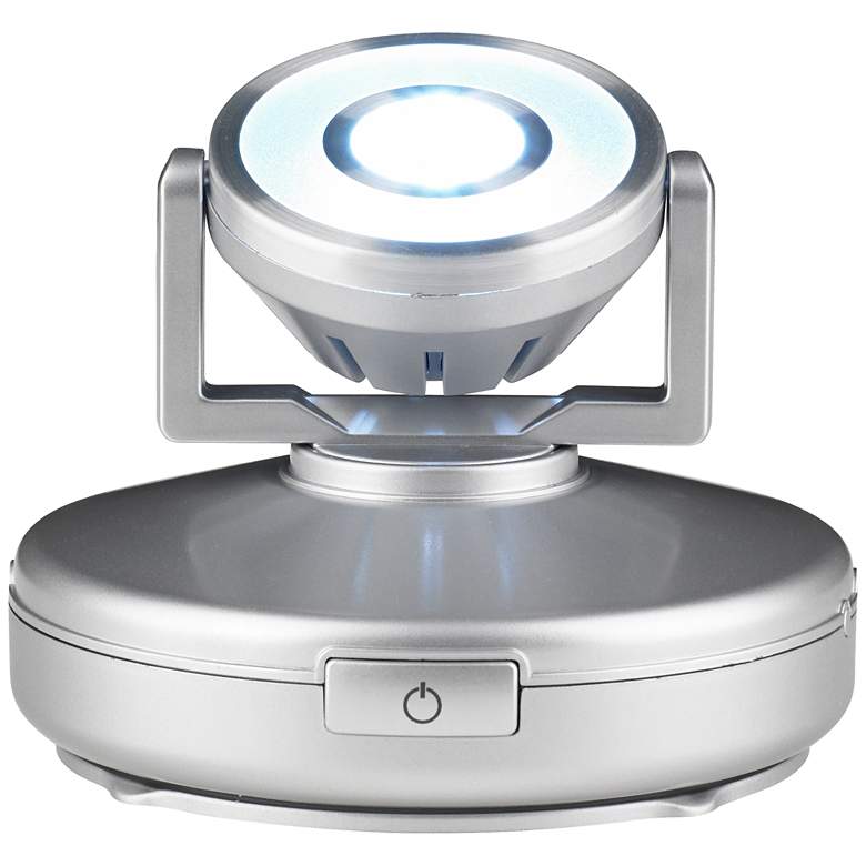 Image 1 Silver High Output Battery Powered LED Spot Light