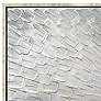 Silver Ice 60"H Metallic 3-Piece Framed Canvas Wall Art Set