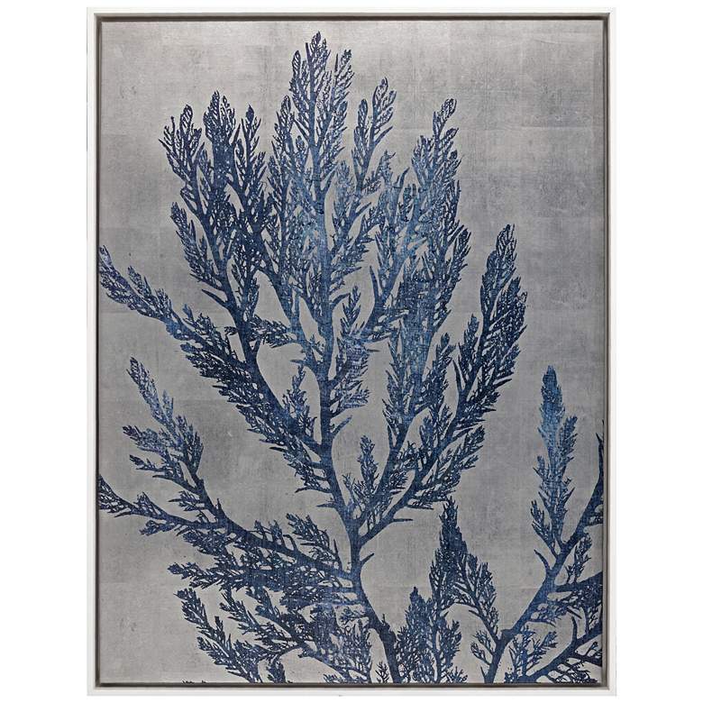 Image 1 Silver Isle II 50" High Giclee Framed Canvas Wall Art