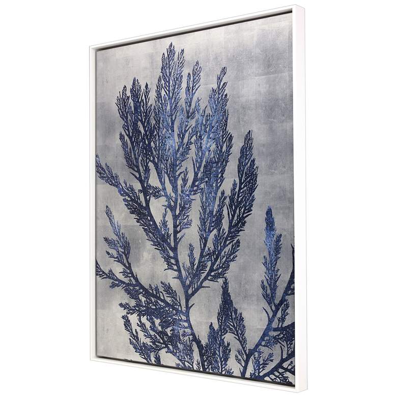 Image 3 Silver Isle II 50" High Giclee Framed Canvas Wall Art more views