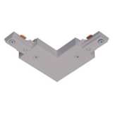 Silver L-Connector Track Joiner for Halo Single Circuit