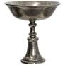 1_Silver - Large Cast Aluminum Serving Stand - 14In Ht. X 20In W. X 14In D.