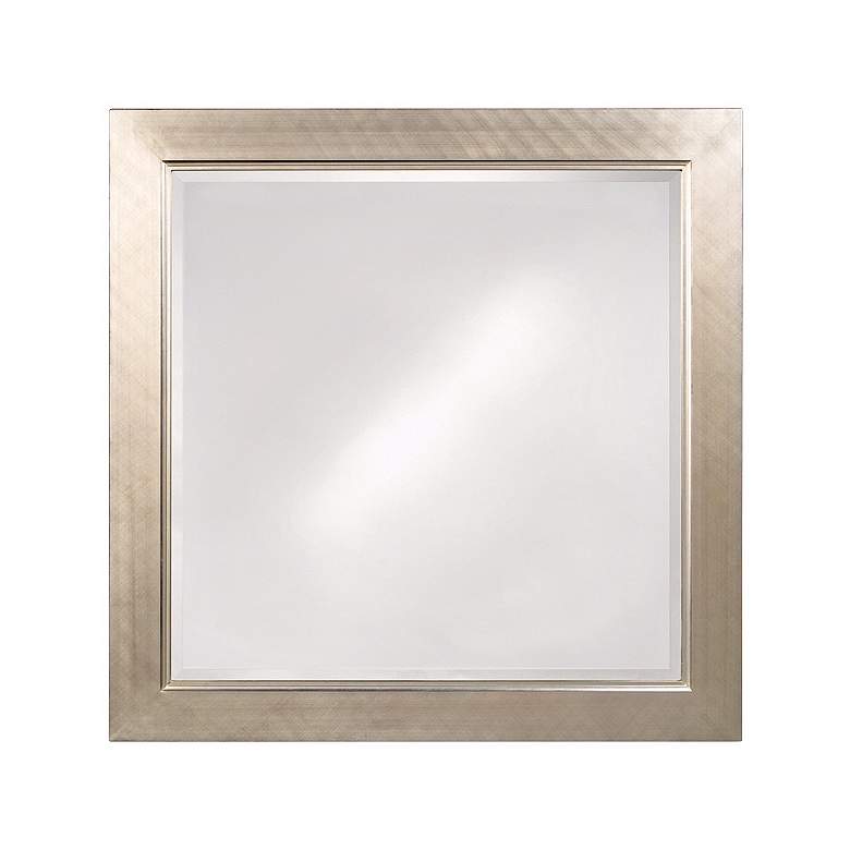 Image 1 Silver Leaf Square 40 inch Wide Wall Mirror