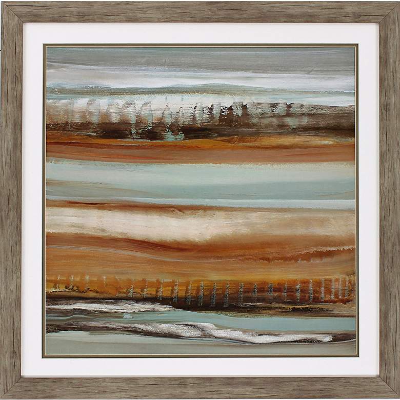Image 1 Silver Light II 30 inch Square Framed Wall Art