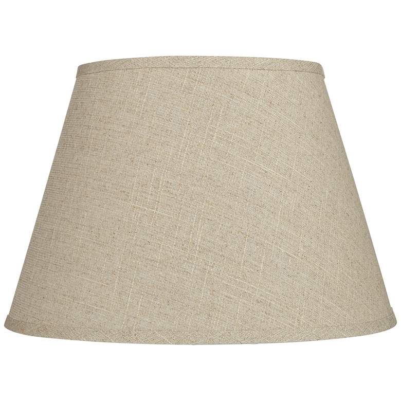 Image 1 Silver Linen Cone Lamp Shade 10x16x11 (Spider)