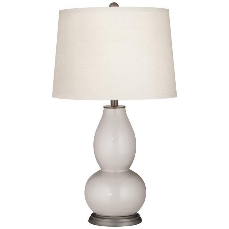 Image 1 Silver Lining Metallic Double Gourd Table Lamp